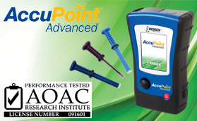AccuPoint Advanced ได้รับการรับรองจาก AOAC-RI